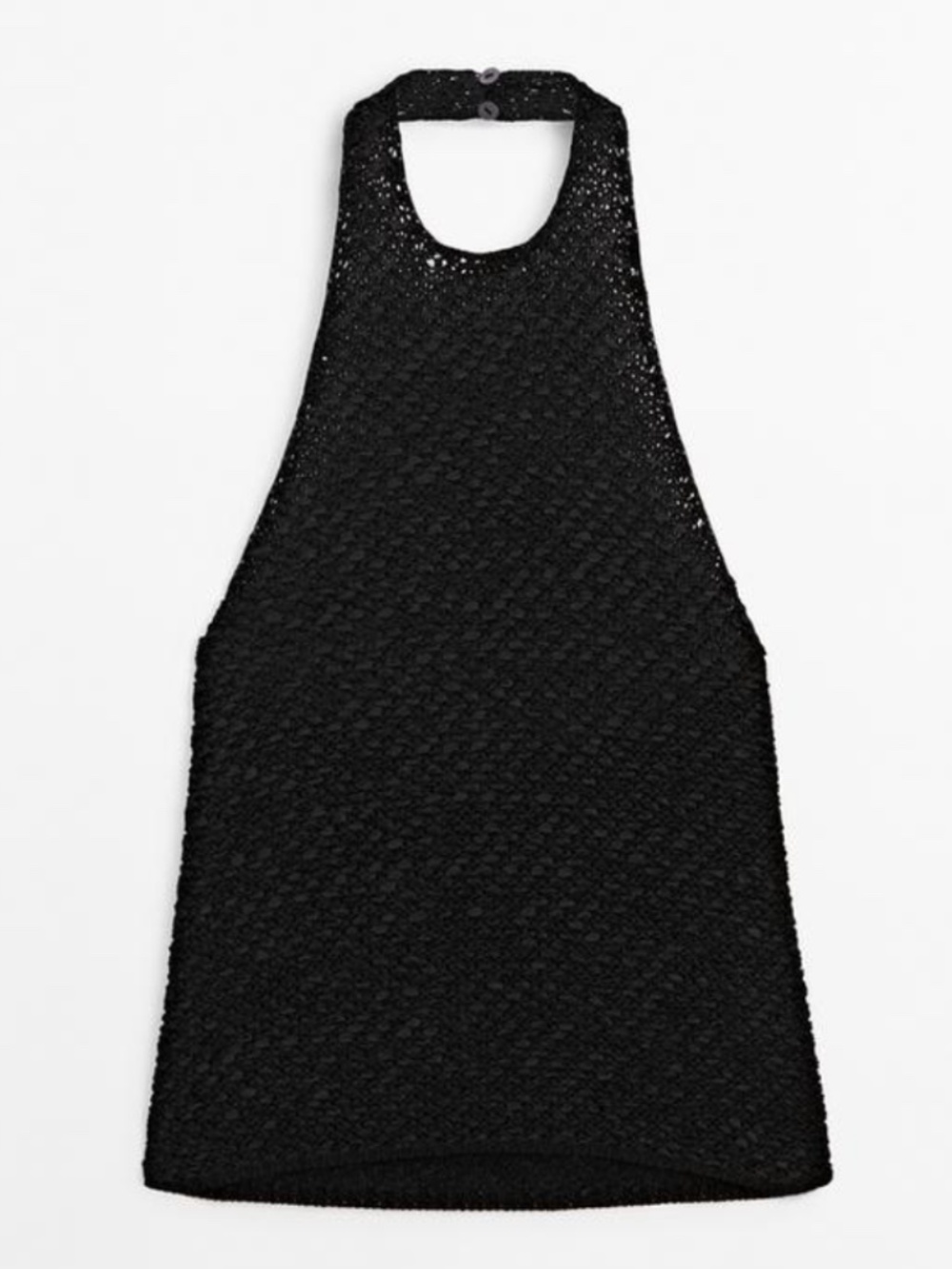 Massimo Dutti Halter Neck low Back Top S